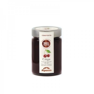 Composta di Ciliegie 100% da Frutta - 350 gr - Alpenzu - 350 gr