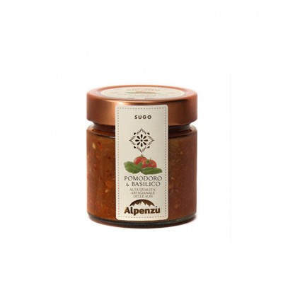 Sugo pomodoro e basilico - 200gr - 225gr - Alpenzu